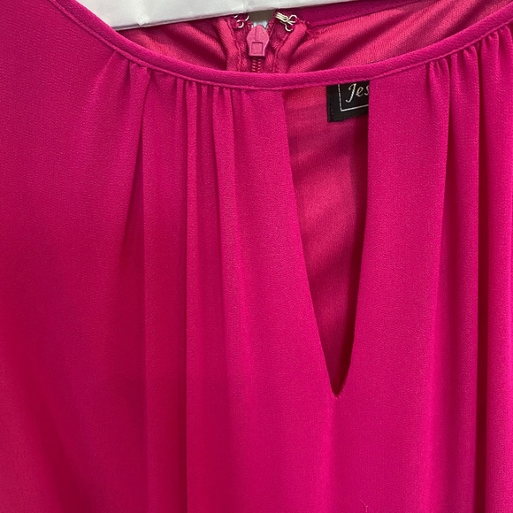 Jessica Howard Party dress, size 12, fuchsia in color - Picture 3 of 9